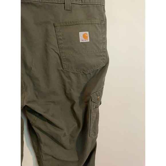 Mens Carhartt B342 MOS Relaxed Fit Twill Utility Work Pant 46X30 - Picture 7 of 9